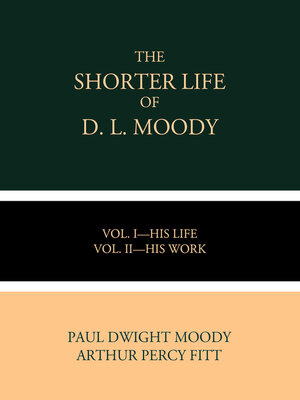 cover image of The Shorter Life of D. L. Moody
